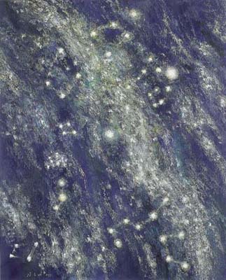 KANG Yo-bae Milky way  2001 Acrylic on canvas 162.2x130.3cm