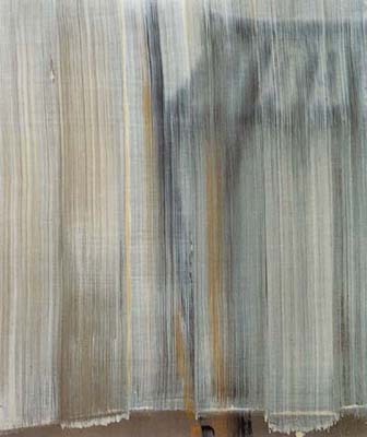 SONG Hyunsook 6 brushstrokes over 14 brushstrokes Tempera on canvas