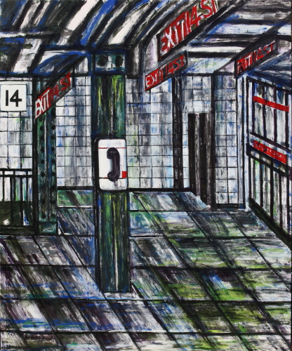 SUH Yongsun 14th Street Exit 2010 Acrylic on canvas 213X175cm