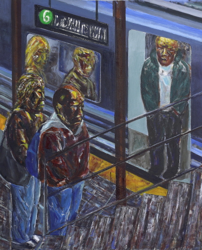 SUH Yongsun Subway-For Down Town 2010 Acrylic on canvas 140x171cm