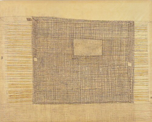 LEE Youngbin 2011 Bath(浴池) Korean ink, Watercolor on paper 128x159cm