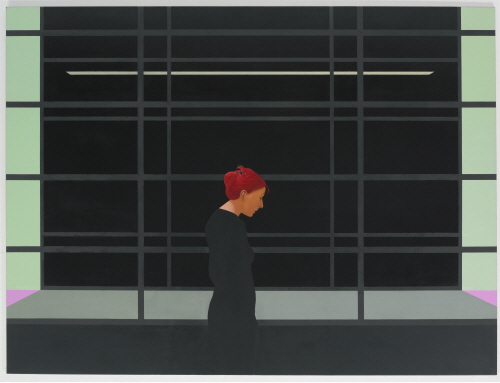 Tim EITEL GfZK schwartz 2001 Oil on canvas 180.3×240cm