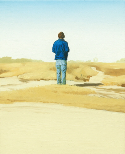 Tim EITEL Landeinwarts(Upcountry) 2003 Oil on canvas 25×20cm