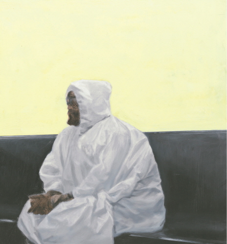 Tim EITEL  Untitled(Wrap) 2009 Oil on board  30.5×27.9,cm