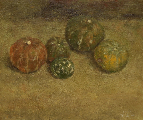 Little Pumpkins  2012 Acrylic on canvas  60.6x72.7cm