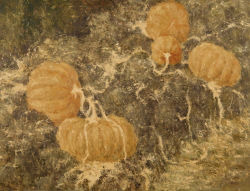 Gwideok Pumpkins 2010  Acrylic on canvas  112x145.5cm