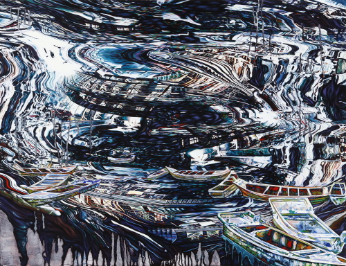 Jin MEYERSON water line 2011 Oil on canvas 112x145.5cm