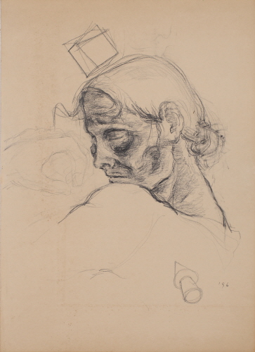 Exercise on Skin and Bones, 1996, Pencil on paper, 52x37cm