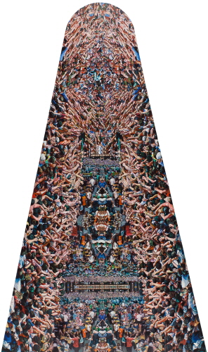 Jin MEYERSON Leviathan 201 Oil on canvas 375x250cm