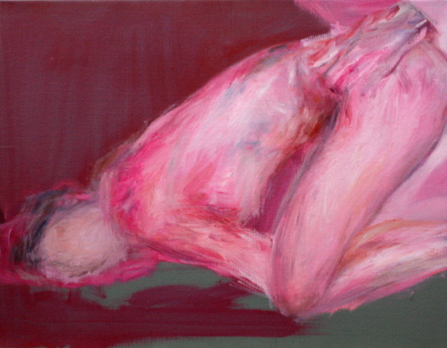 You in such a space  2007 oil on canvas 41x53cm