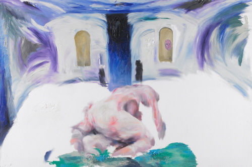you in such a space1 2007 oil on canvas 120x180cm