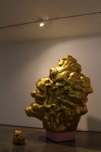 Golden Mountain, 2014, Mixed Media, 183x90x220cm, 30x30x27cm