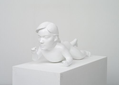 Baby, 2005, Fiberglass, 53x109x48cm