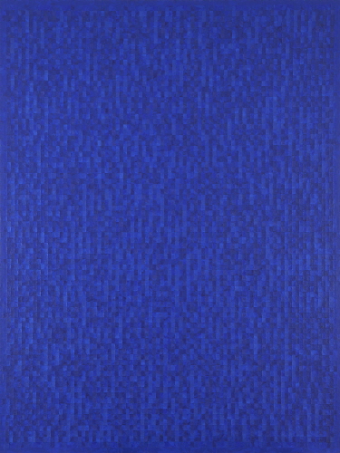 Untitled 91-10-25, Frottage on canvas, 258.5x193.5cm, 1991